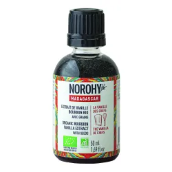Norohy Organic Madagascan Bourbon Vanilla Extract 50ml